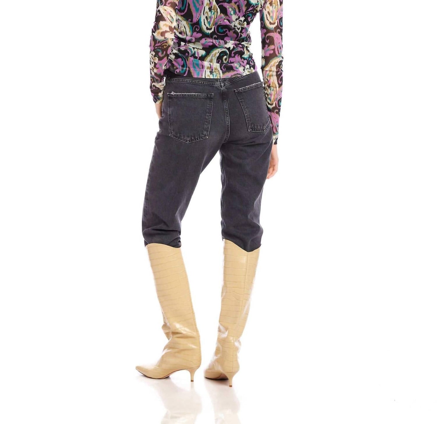 फिफ्टीन ट्वेंटी - खामी शिरड लॉन्ग स्लीव टॉप