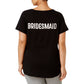 Ideology Women's Wedding Time Bridal Fitness T Shirt Black Size Large