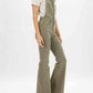 Judy Blue - High Waist Tummy Control w/ Release Hem Retro Flare Overall Jeans