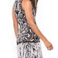 Parker Black - Marley Beaded Feather Mini-hem Dress