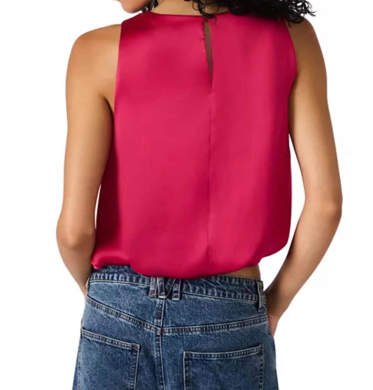 steve-madden-eve-bubble-hem-satin-top