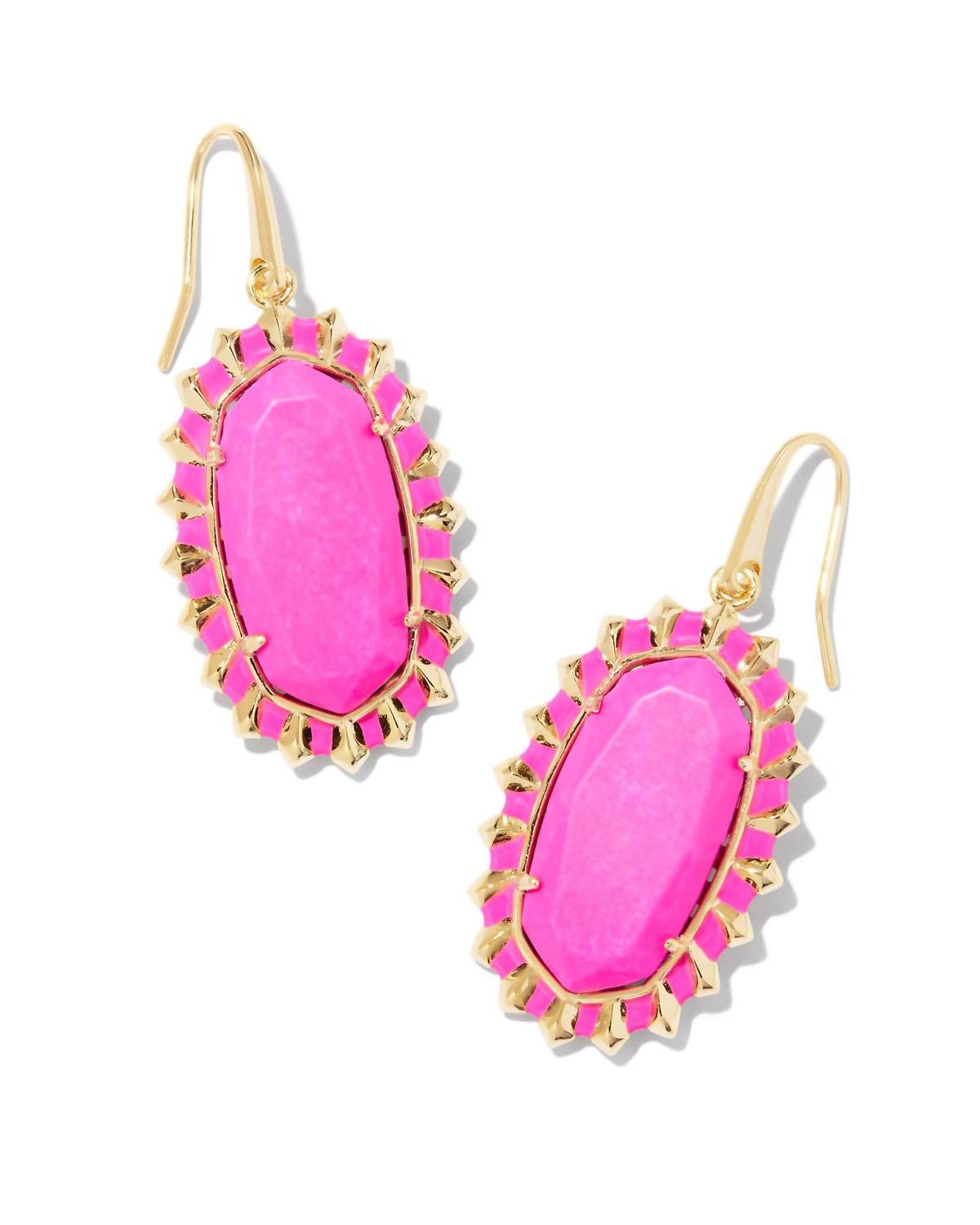 Kendra Scott - Women's Dani Color Burst Frame Drop Earrings