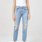 Agolde - Women's Riley High Rise Straight Crop Jean