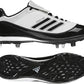 adidas Men's Excel 365 Metal Low Baseball Shoes White/Black/Silver