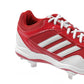 adidas Men's Excelsior Pro Low Metal Cleats Red/White/Silver Size 13.5 D(M) Us