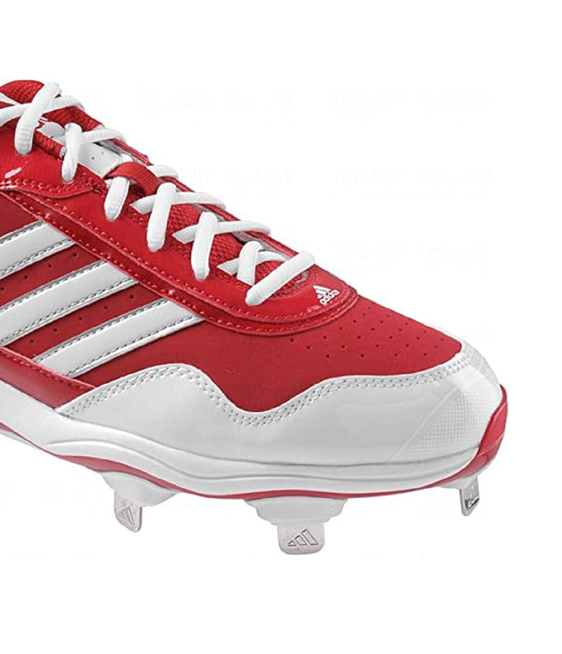 adidas Men's Excelsior Pro Low Metal Cleats Red/White/Silver Size 13.5 D(M) Us