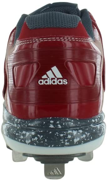 adidas Men's Poweralley 2 Baseball Cleat Red/Carbon Met/Onix Size 13.5 D(M) Us