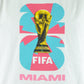 26 Fifa World Cup Miami Host City White Youth Soccer Futbol Tshirt Tee