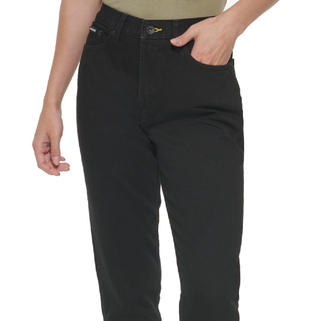 DKNY Women's Broome High Rise Vintage Jeans Black Size 26