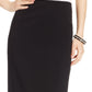 Kasper Women's Crepe Column Skirt Black Size 8