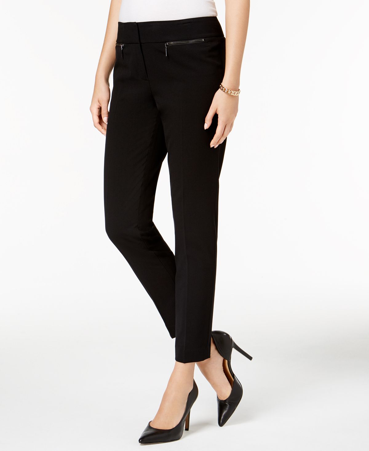 Nine West Women's Straight Leg Pants Black Size 12