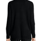 Anne Klein Women's Malibu Open Front Cardigan Black Size X-Small