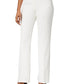 Kasper Women's Straight Leg Modern Crepe Dress Pants White Size 10