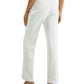 Kasper Women's Straight Leg Modern Crepe Dress Pants White Size 12