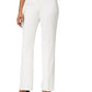 Kasper Women's Straight Leg Modern Crepe Dress Pants White Size 14