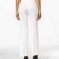 Kasper Women's Straight Leg Modern Crepe Dress Pants White Size 16