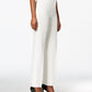 Kasper Women's Straight Leg Modern Crepe Dress Pants White Size 18