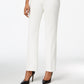 Kasper Women's Straight Leg Modern Crepe Dress Pants White Size 6