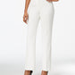 Kasper Women's Straight Leg Modern Crepe Dress Pants White Size 8