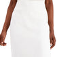 Kasper Women's Crepe Column Skirt White Size 8