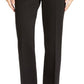 Anne Klein Women's Compression Flare Leg Ponte Pants Black Size 8