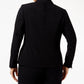 Anne Klein Women's Button Blazer Black Size 24W