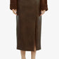 Bardot - Dante Faux Leather Midi Skirt