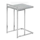 C-Shaped Accent Table, Contemporary & Modern
