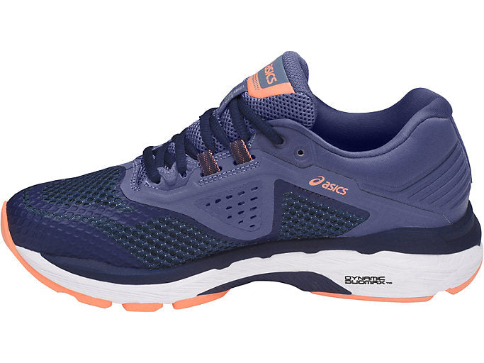 Asics Women's Gt 2000 6 Running Shoes Blue Size 5 2E(Xw) Us