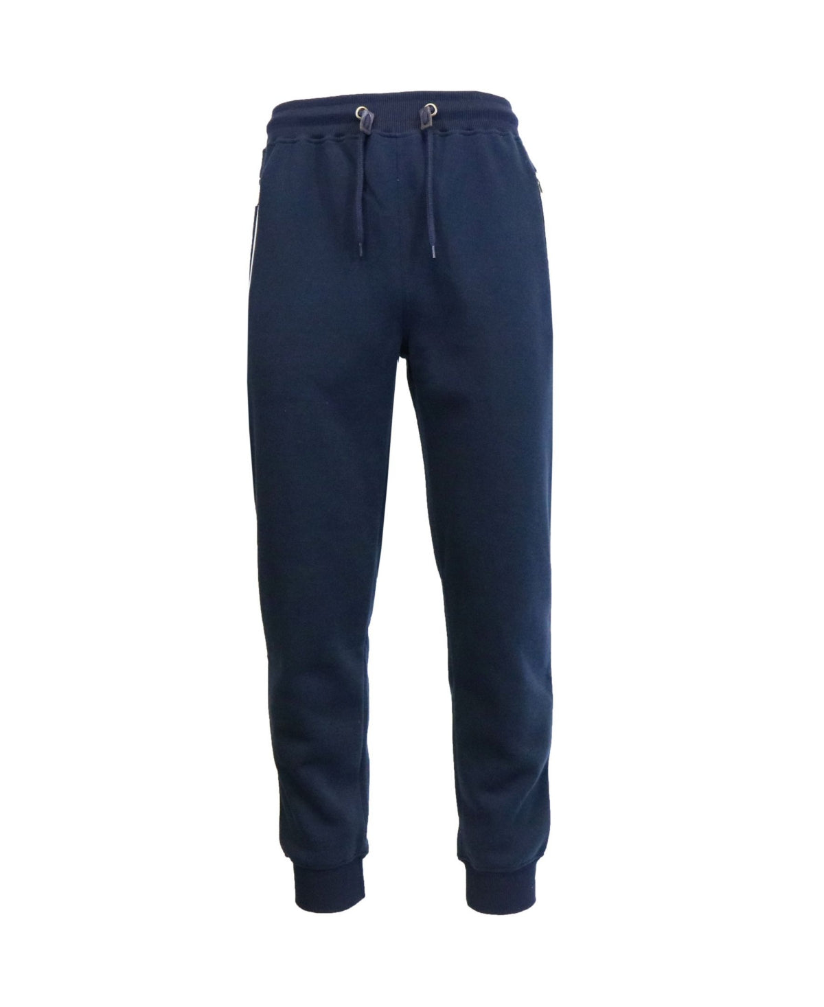 Galaxy By Harvic Men's Zipper Pockets Slim Fit Jogger Pants Blue Size XX-Large