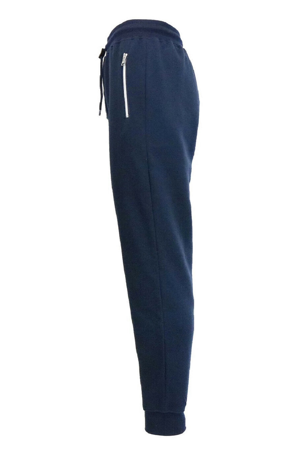 Galaxy By Harvic Men's Zipper Pockets Slim Fit Jogger Pants Blue Size XX-Large