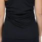 Galaxy By Harvic Women's Moisture Wicking Racerback Tanks Black Size XX-Large NO CUP
