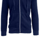 Galaxy By Harvic Men's Full Zip Fleece Hooded Sweatshirt Blue Size Medium