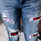 Judy Blue - I'll Check You Out Plaid Jeans