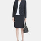 Calvin Klein Women's Flap Pocket Two Button Blazer Blue Size 10