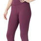 Fila Women's Strut Mid Rise Logo 7/8 Leggings Purple Size 1X