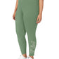 Fila Women's Strut Mid Rise Logo 7/8 Leggings Green
