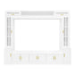 Wall Unit Entertainment Center With Bookshelves For TVs Up To 80"