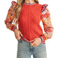 &Merci - Cece Cable Knit Sweater Top