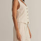 Z Supply - Belfort Pinstripe Linen Vest