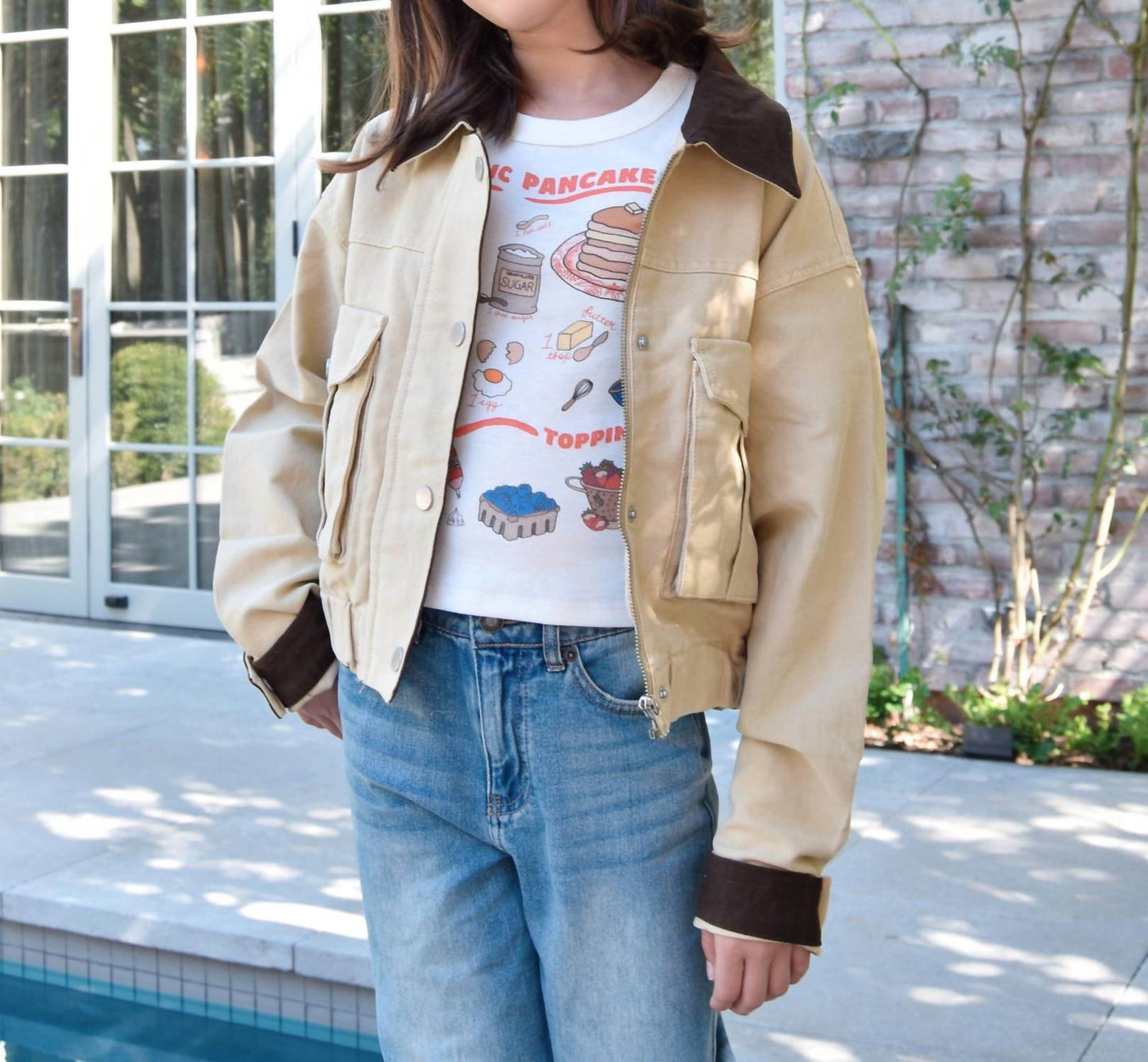 8Apart - Junior Women's Korey Cropped Jacket