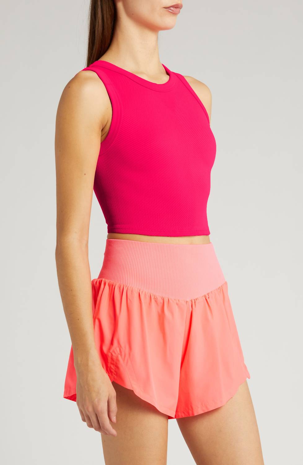 Free People - Crop Muscle Tank Top