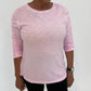 Elliott Lauren - Hannah Crew Neck Ruched Sleeve Tee