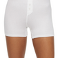 Calvin Klein Women's Pure Ribbed Boyshort Boxers White Size X-Large
