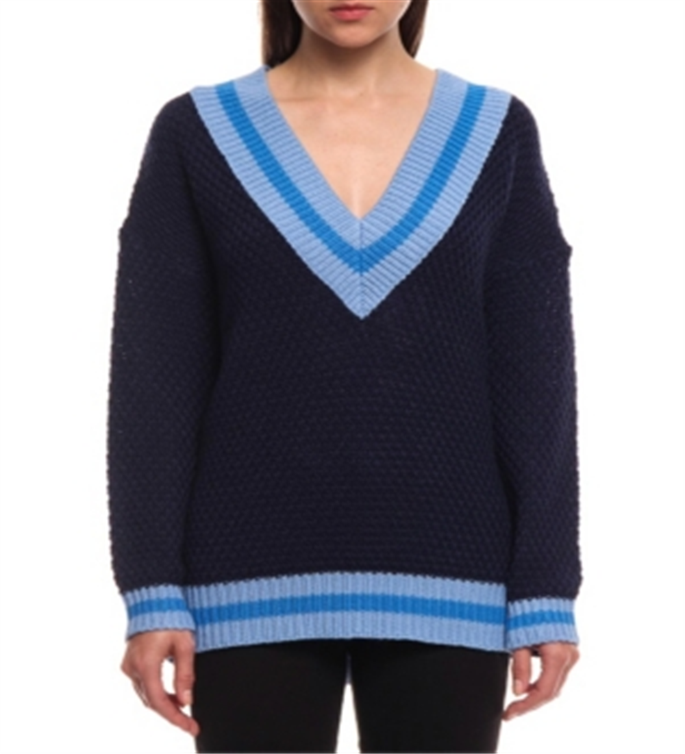 Colcci Women's Heavenly Fashion Sweater Blue Size Medium