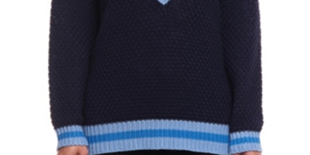 Colcci Women's Heavenly Fashion Sweater Blue Size Medium
