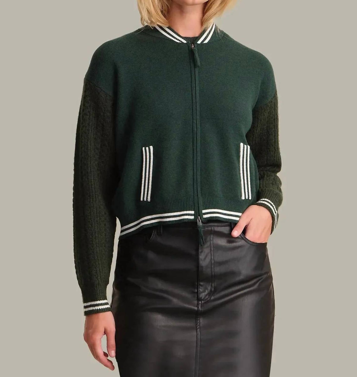 525 America - Flynn Cable Sleeve Bomber Jacket
