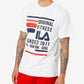 Fila Men's Original Fitness Logo Graphic T-Shirt White Size Medium
