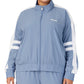 Fila Women's Jovia Zip Front Logo Track Jacket Blue Size 4X