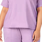 Fila Women's Thea Cotton Logo Short Sleeve T-Shirt Purple Size 3X